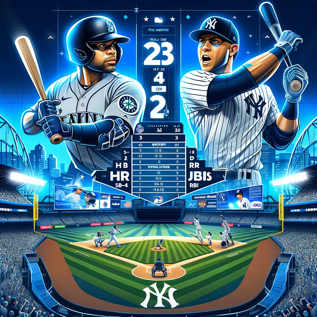 Seattle Mariners VS Yankees Match Player Stats